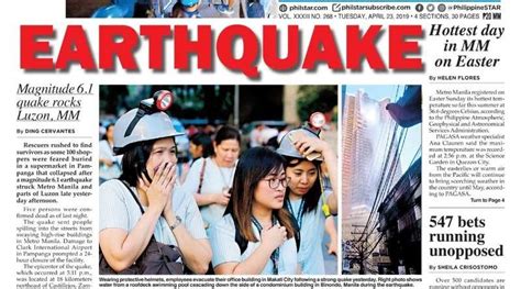 breaking news philippines earthquake.